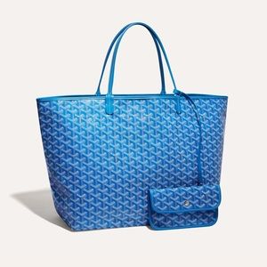 Goyard saint Louis GM sky blue PRISTINE!